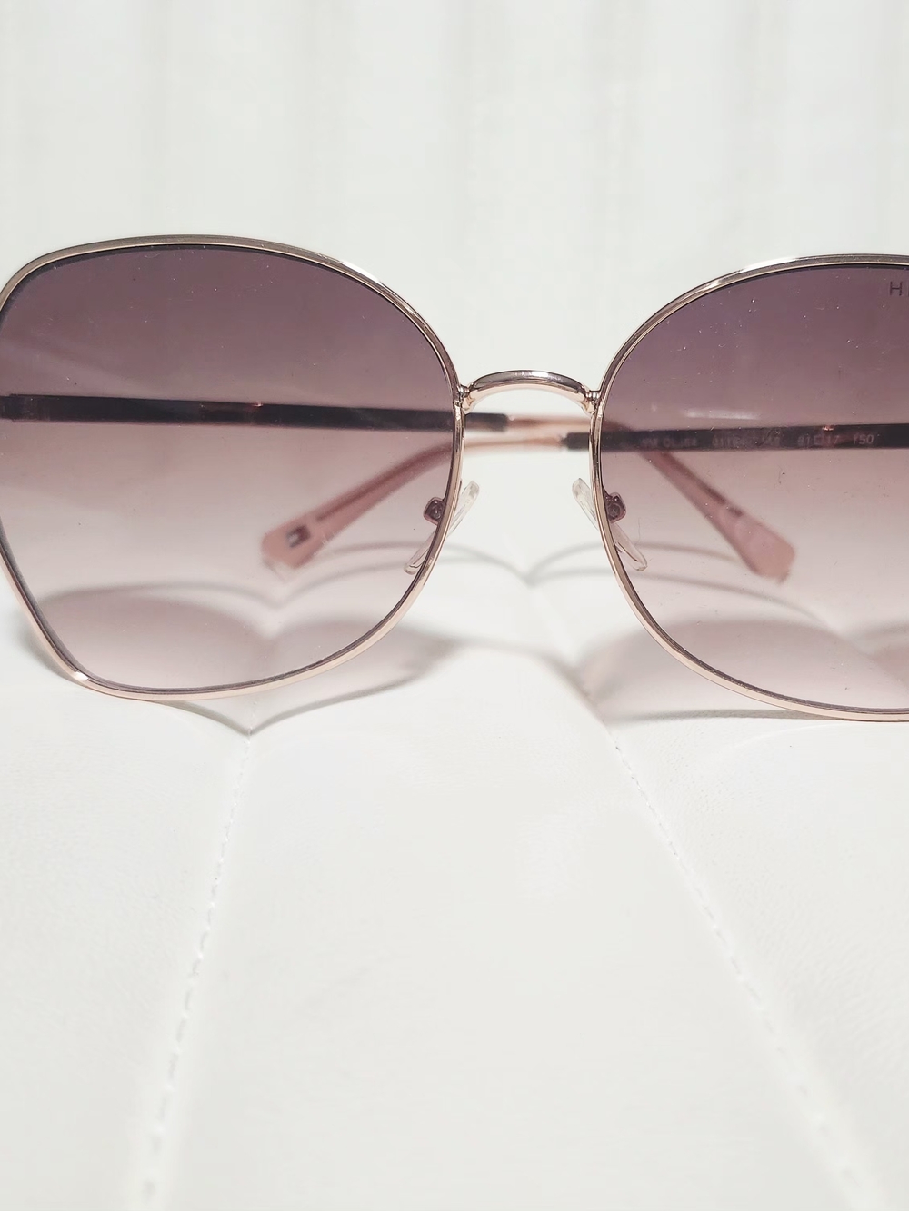 Tommy Hilfiger Rose Gold Frame with Pink Gradient Lenses Sunglasses